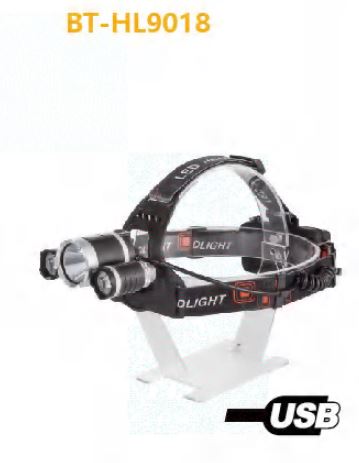 Đèn pin đội đầu 3 bóng BRIGHTENLUX. Model: BT-HL9018
